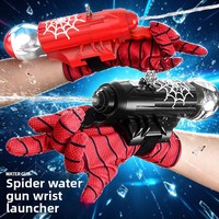 Lanceur de pistolet à eau électrique en forme d'araignée, jouet de poignet en plastique pour l'extérieur, vente en gros
