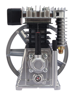 Compresor de Aire Industrial de Pistón de <span class=keywords><strong>2</strong></span> <span class=keywords><strong>HP</strong></span> con Transmisión por Correa de 50L, Italia - Product Image 3