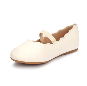 Zapatos de Baile para Niñas al por Mayor, Zapatos Planos con Elástico Ondulado Simple - Product Image 4