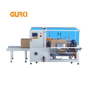 Carton Box Forming Machine Automatic Case Tape Bottom Folding Fully Atuo Carton Erector Machine
