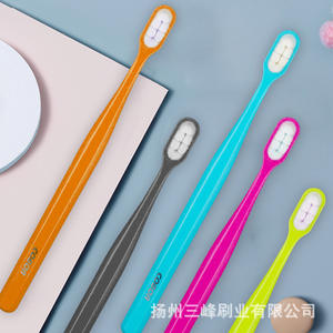 Brosse à dents manuelle Cobor pour adultes, ultra douce, 8 rangées, multicolores, lot de 12 - Product Image 3