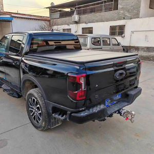 Ramassage Tonneau rouleau volet couvercle camion lit roulant rideau pousser retirer boîte dur tri-pliage couverture pour <span class=keywords><strong>SILVERADO</strong></span> - Product Image 4