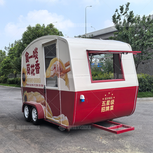 Nuovo Rimorchio Alimentare Mobile Personalizzabile 220V per Fast Food, Hamburger, Pizza e <span class=keywords><strong>Snack</strong></span> con <span class=keywords><strong>Cucina</strong></span> Completa - Product Image 4