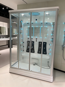 Best Verkopende 2 Persoons Stoomkamer Luxe Jetted Tub Douche Combo Badkamer Behuizing Stoombad Doucheruimte Met Led Verlichting - Product Image 2