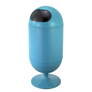 <span class=keywords><strong>Cubo</strong></span> de <span class=keywords><strong>basura</strong></span> de metal galvanizado de <span class=keywords><strong>20L</strong></span>, estructura de pie bien diseñada, tapa Push-Pull - Product Image 2