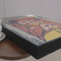 Offre Spéciale Quantité Limitée : Griffoir Mural Vertical pour Chat, Cadre Photo Artistique, Protection de Meuble, Jouet d'Intérieur pour Chat