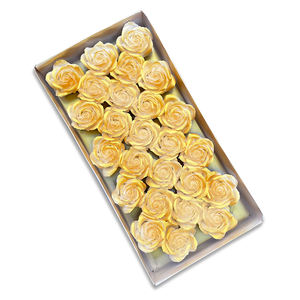 Perfumado de alta calidad de la boda decoraciones personalizables ramo de flores artificiales <span class=keywords><strong>Spray</strong></span> Color 5 capas Rosa jabón flor - Product Image 1