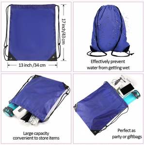 Hot Stationery Electronic Equipment School Sports <b>Backpack</b> Storage Girl Kids Purple Drawstring Bag Cute - Product Image 2