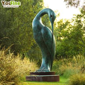 Statua di Pellicano in Bronzo di Grandi Dimensioni per Parchi e Giardini - Product Image 3