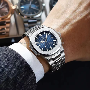 Nouvelle montre à quartz pour homme, bon marché, carrée, en acier inoxydable, minimaliste, étanche, ultra-fine, avec calendrier - Product Image 3