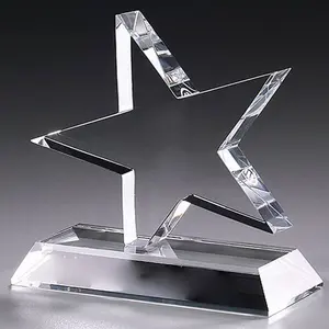 Cheap wholesale Blank acrylic award trophy Customized Shaped acrylic blank award