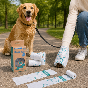Bolsas para Excremento de Perro Ecológicas, de Lujo, Sencillas, con Dibujos Animados, Impermeables, Biodegradables, Duraderas, Reutilizables, Colores Personalizados, Alta Calidad, OEM, ODM - Product Image 1