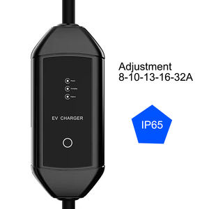 Pengisi Daya Mobil Ev Energi Baru Stasiun Pengisian Ev Portabel dengan Colokan Cee Biru 32a 7kw 5 Meter - Product Image 2