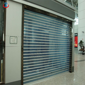 Zhtdoors Trung Quốc lâu dài Con lăn cửa màn trập polycarbonate trong suốt tinh thể Con lăn màn trập cửa - Product Image 3