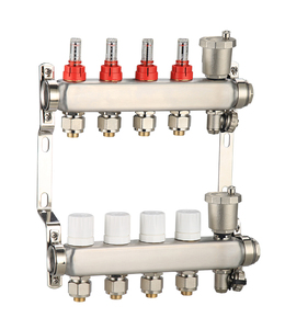 4 cách thép không gỉ đa dạng với Air Vent van đo lưu lượng sàn hệ thống sưởi ấm đa dạng - Product Image 2