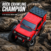 Camionnette RC 4x4 réaliste 1:10 RGT EX86150 avec essieux portiques et différentiel à 2 vitesses verrouillable pour ESC RTR Adultes 2.4G
