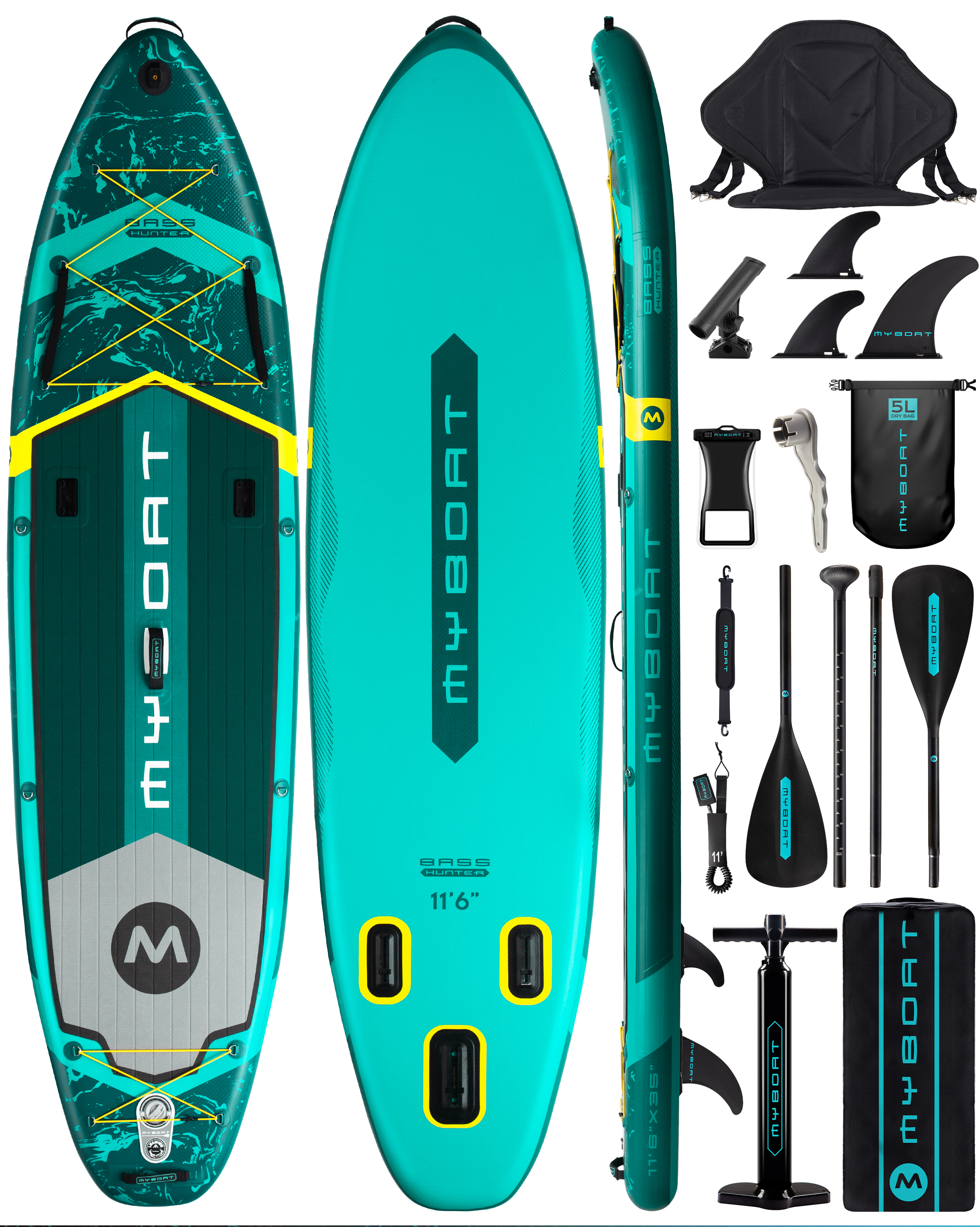 BASS HUNTER Green   PRO