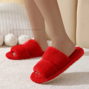 Hot Sale <b>Leopard</b> Print Indoor for <b>Slippers</b> for Women Soft Cotton With Thick Bottom Plush Warm for Autumn Winter for Spring - Product Image 4
