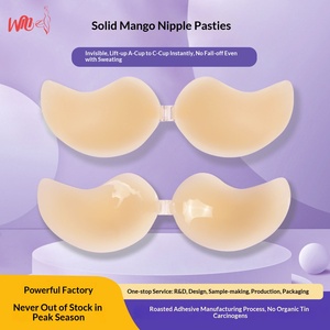 <span class=keywords><strong>Soutien</strong></span>-<span class=keywords><strong>gorge</strong></span> adhésif sans bretelles sexy 38D pour femme, push-up sans armatures, couleur coquille, dos nu, invisible, en silicone collant pour robe - Product Image 5