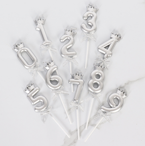 Corona Creativa de Cumpleaños, Vela Digital Dorada Ins, Celebridad en Internet, Fiesta de Adultos, Decoración de Pastel de Primer Cumpleaños para Niños - Product Image 3