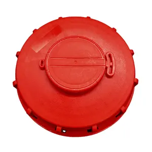 Quick Delivery 1000L IBC HDPE Cap With Vent Valve Red Color For Sale