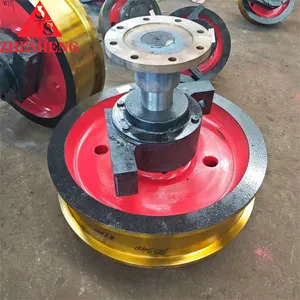 Professional Customized Cast Steel Forged Steel Crane Wheel Set For Gantry And Overhead Crane