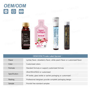 Boisson liquide orale au collagène marin aromatisé 12000 mg, complément de santé pour les ridules et le raffermissement de la peau, conditionnée en bouteille et boîte - Product Image 3