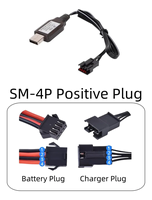 7,4V Lithium-Akku-Ladekabel mit SM-4PIN-Stecker Kompatibel mit RC-Auto RC-Flugzeug RC-Panzer RC-Boot und Anderen Ferngesteuerten Geräten