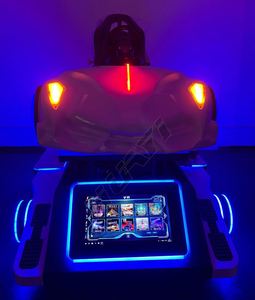Indoor Playground 9D VR Racing Car Simulator Metal White Arcade Game <b>Machine</b> Console for <b>Amusement</b> Parks Shopping Malls - Product Image 2