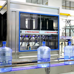 เครื่องบรรจุน้ำขวดอัตโนมัติคุณภาพสูง 150BPH สำหรับขวดขนาด 5 แกลลอน รุ่น QGF-150 สำหรับขวดน้ำขนาด 18.9 ลิตร และ 20 ลิตร 18 - Product Image 1