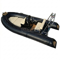 Bateau semi-rigide de luxe 3,9 m en Hypalon, coque compacte en PRV, console centrale, bateau pneumatique rigide, bateau rapide sportif, 6 personnes, loisirs aquatiques en famille