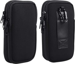 Housse universelle en néoprène pour téléphone portable avec mousqueton et étui à boucle de ceinture pour iPhone 16/15 Pro,16/15 Plus,Samsung S24 +, <span class=keywords><strong>A54</strong></span>, A35 - Product Image 2