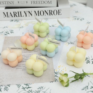 Vente en gros E148 Bougies parfumées colorées <span class=keywords><strong>Cire</strong></span> de <span class=keywords><strong>soja</strong></span> en forme de mini cube magique pour les cadeaux d'anniversaire de mariage ou la décoration - Product Image 4