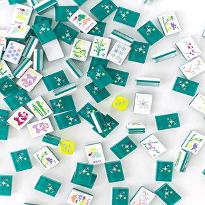 Custom Foldable American <b>Mahjong</b> <b>Set</b> Acrylic Tiles & 160 Cards Luxury Elegant Game for Adults Personalized Gift Idea - Product Image 1