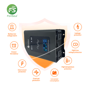 Convertisseur <span class=keywords><strong>solaire</strong></span> hors réseau Fonsoul 12V 24V 48V DC vers AC 220V 3000W à double sortie, onde sinusoïdale pure, pour voiture, <span class=keywords><strong>camping</strong></span>-<span class=keywords><strong>car</strong></span>, camion et usage domestique - Product Image 3