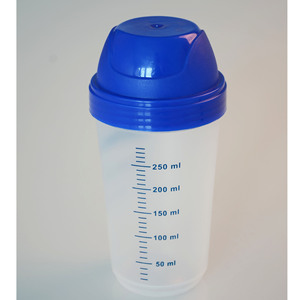 300ml 500ml réutilisable poudre shaker bouteille tasse avec couvercles maison école <span class=keywords><strong>non</strong></span> <span class=keywords><strong>jetable</strong></span> PP sport eau boissons jus bouteille 16oz - Product Image 5