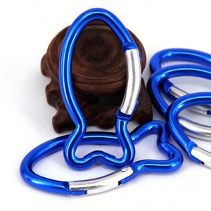 Mosquetón Personalizado de Aleación de Aluminio Azul con Grabado Láser en Forma de Pez, con Gancho de Resorte para Pesca, Camping y Actividades al Aire Libre - Product Image 4