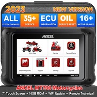 Herramienta de Diagnóstico para Motocicletas ANCEL MT700, Escanea Todos los Sistemas, para BMW/Ducati/Yamaha/Suzuki, Servicio de Aceite, Reinicio de ECU, Purga de ABS