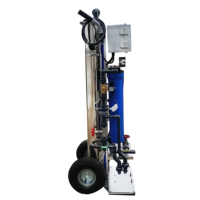 Système mobile de purification d'eau par osmose inverse sur chariot pour le nettoyage de vitres et la construction – Machine de traitement d'eau pure
