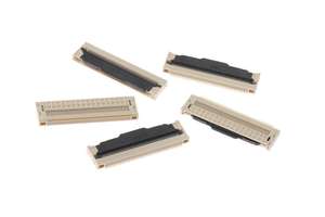 Connecteur FPC/FFC à angle droit ZIF H4.7mm à contact inférieur de type SMT thermoplastique haute température avec verrouillage à bascule - Product Image 3