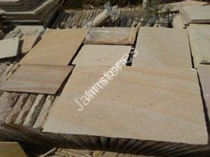 Losas y azulejos de piedra arenisca natural color menta desértica para revestimiento de paredes, pisos, caminos de jardín, patios, paisajismo y construcción exterior. - Product Image 3