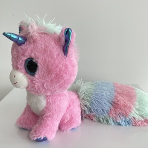 Geeme personalizado 10 pulgadas creativo peluche Animal Rosa unicornio muñeca juguetes suaves para niñas - Product Image 2