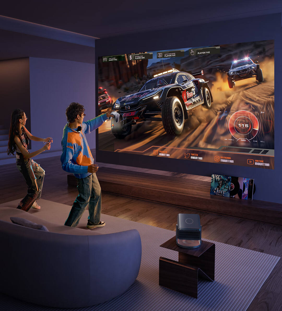 Vidda C2S Hisense 4K Laser Projector - 3D Ready, Auto Keystone