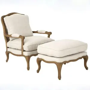 حار بيع الفرنسية مزرعة العتيقة خشبية كرسي أريكة فردي غرفة المعيشة صالة