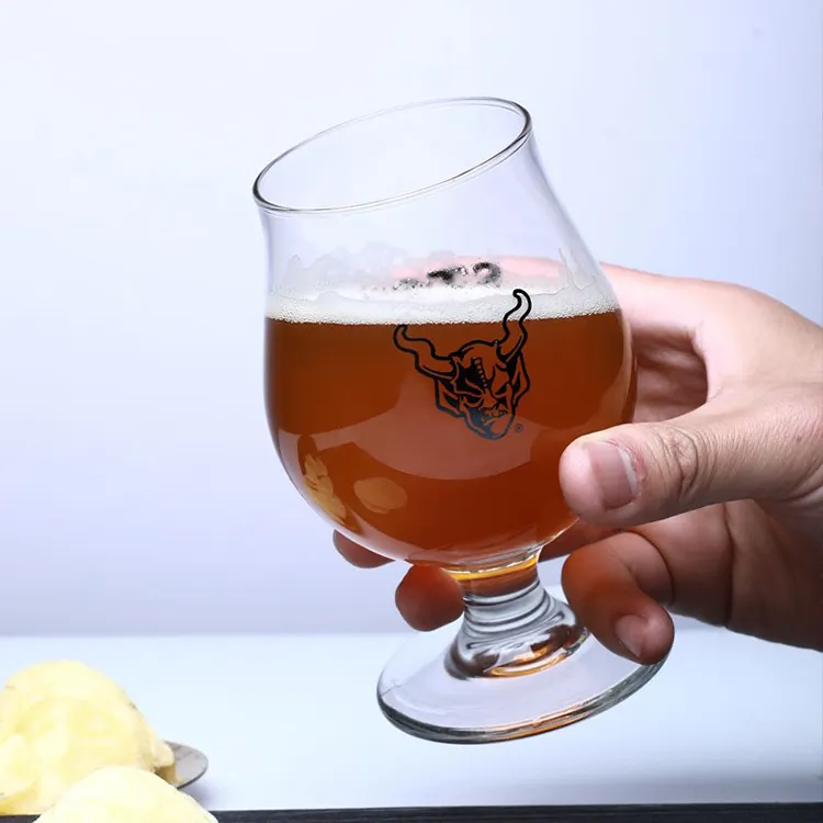 450ml IPA Rock Craft Brews Short Goblet Beer Glass