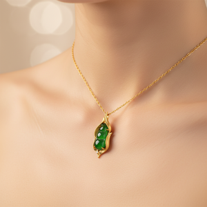 Nouveau Pendentif Orthodoxe en Jade Feicui, Jade Naturel de Grade A, Graine de Jade de Grade Glace, Or 24K, Collier de Luxe pour Événements Prestigieux, Direct Usine - Product Image 2