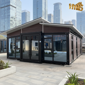 40 फीट 20 फीट लक्जरी आधुनिक प्रीफैब विला 2-5 बेडरूम फोल्डेबल कंटेनर हाउस मोबाइल छोटे सुपरमार्केट कार्यालय भवन - Product Image 1