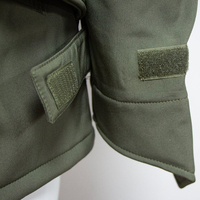 Veste en polaire d'hiver Green Sharkskin G8 pour homme, fermeture éclair formelle, coupe-vent, imperméable, hauts d'extérieur