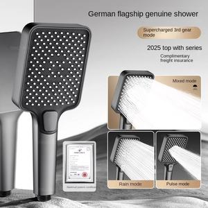 2026 Pressurized LED Rainfall <strong>Shower</strong> Head Set with ABS Surface Supercharged for Bathroom Gym &amp; <strong>Kitchen</strong> Use - Product Image 2