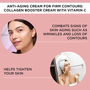 Crème booster <span class=keywords><strong>de</strong></span> collagène avec vitamine C, crème hydratante à effet anti-âge, combat les signes <span class=keywords><strong>de</strong></span> vieillissement cutané tels que les rides - Product Image 5